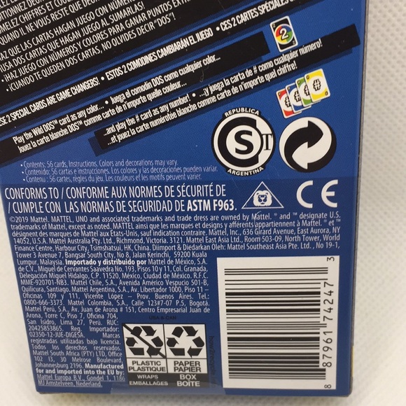 Dos Express Card Game From The Makers Of Uno Family Game Mattel - Picture 5 of 6